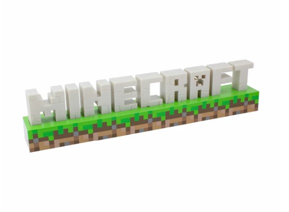 Luz Logo Minecraft (Paladone)