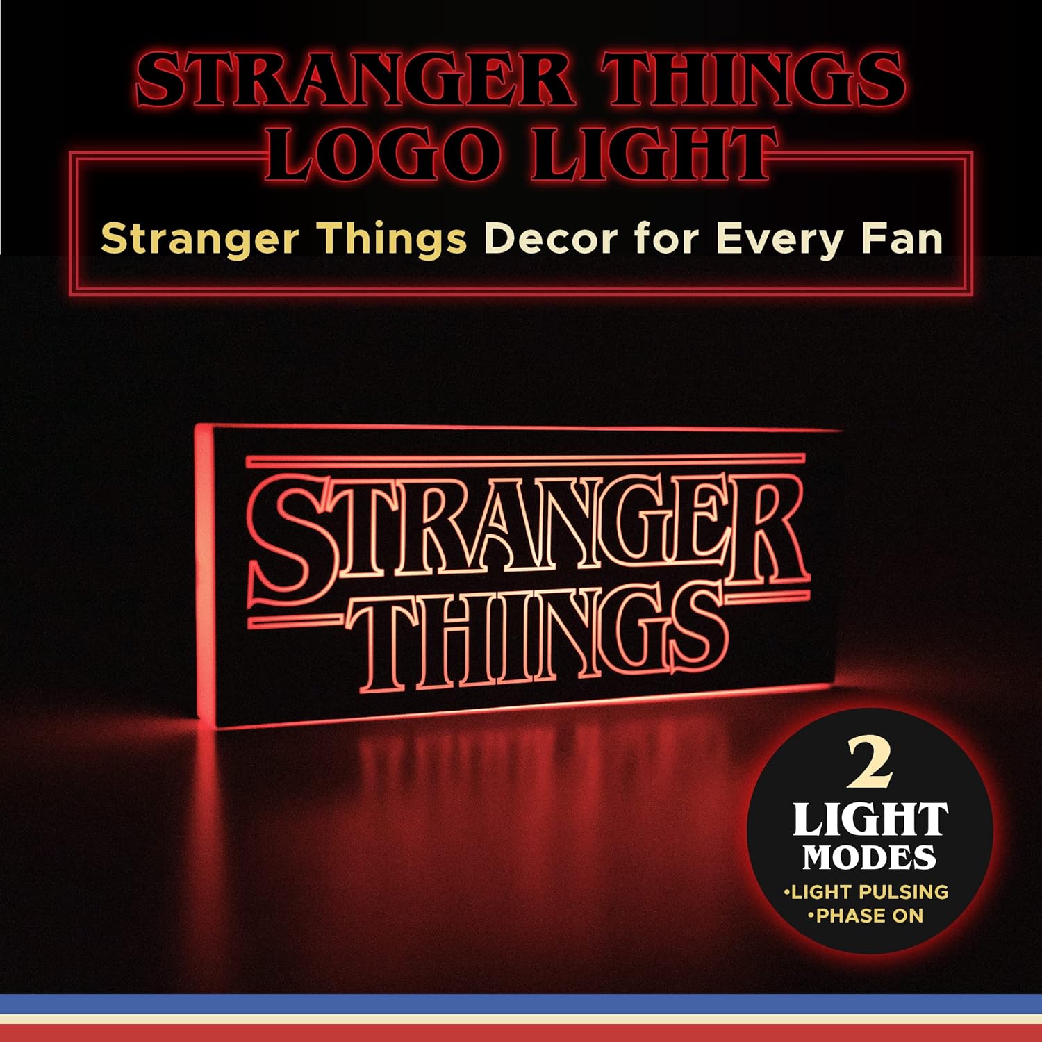 Luz Logo Stranger Things (Paladone)